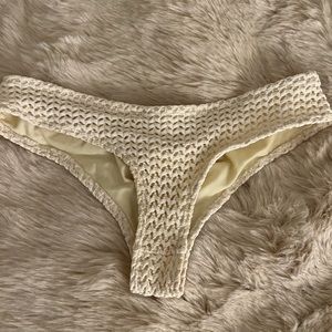 Montce crochet bikini bottoms. Size XS. Worn once, cleaned. Like new!